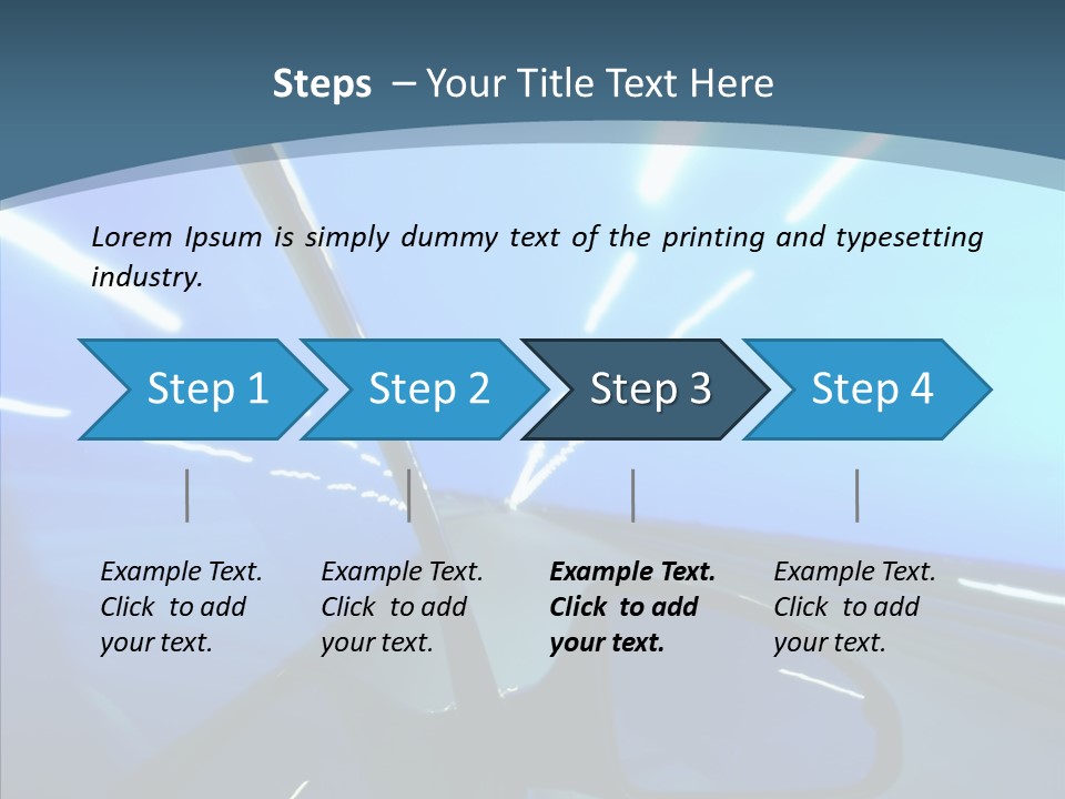 Perspective Blurred Dynamic PowerPoint Template