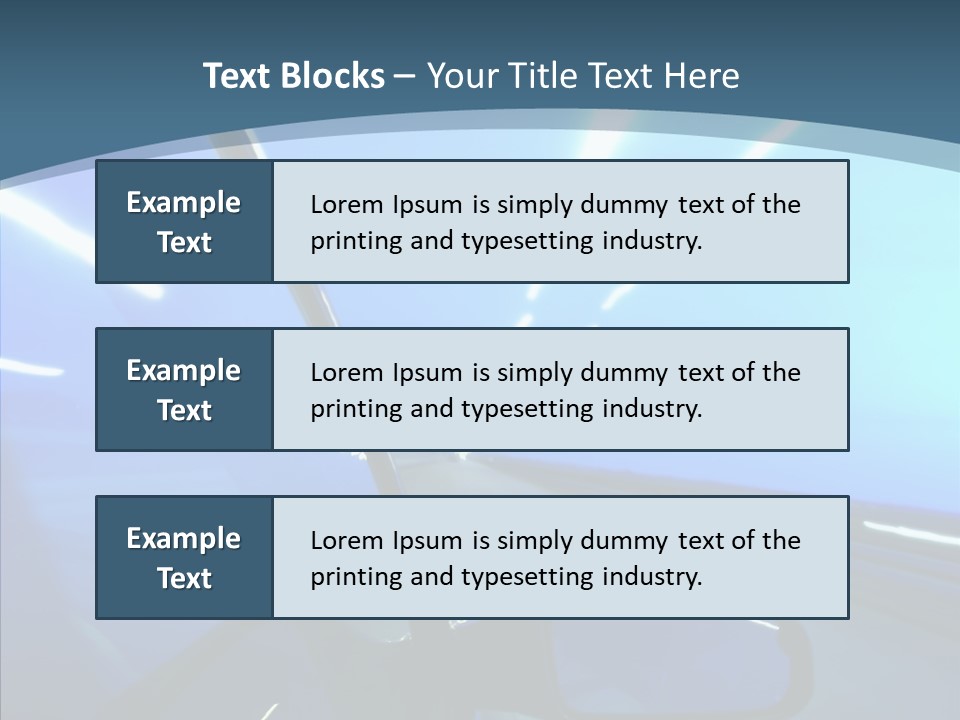 Perspective Blurred Dynamic PowerPoint Template