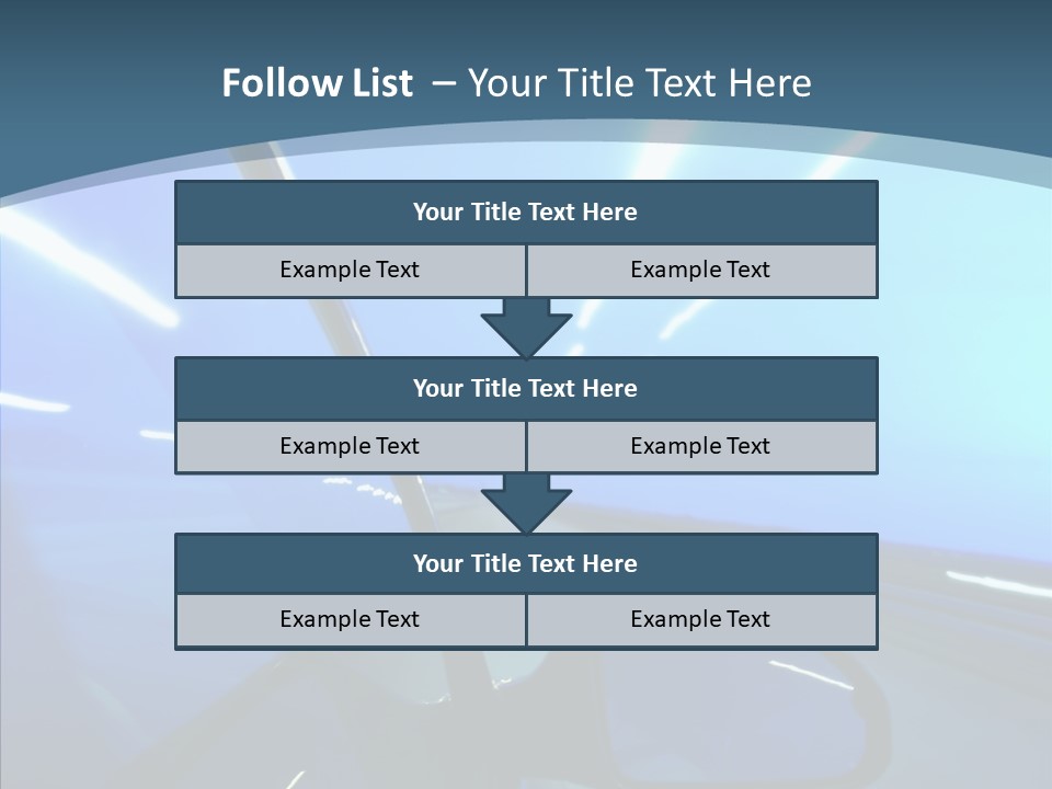 Perspective Blurred Dynamic PowerPoint Template