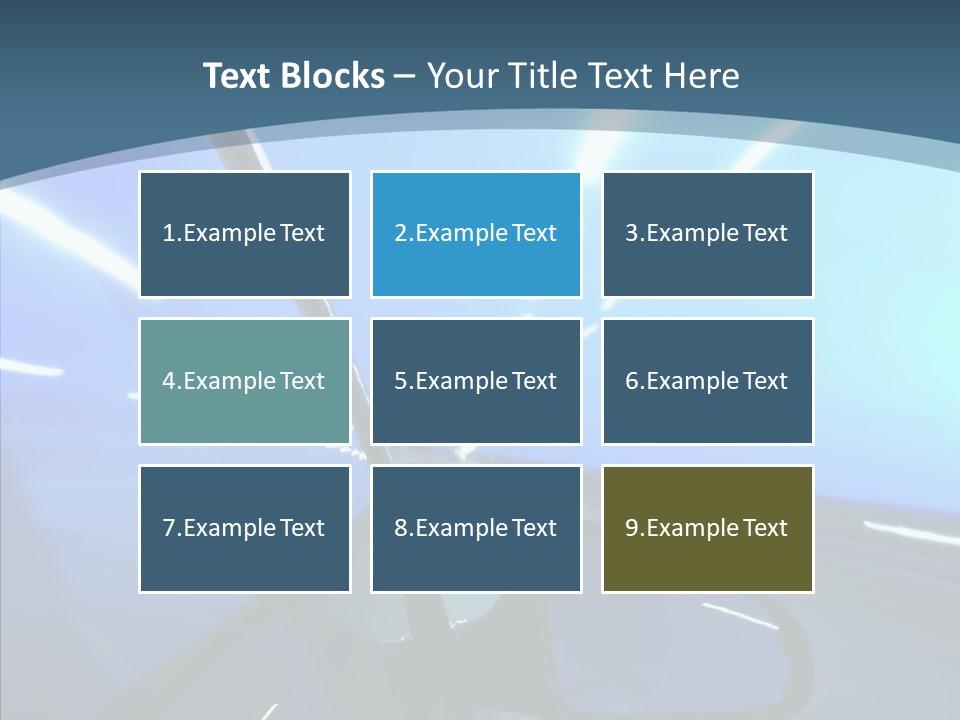 Perspective Blurred Dynamic PowerPoint Template