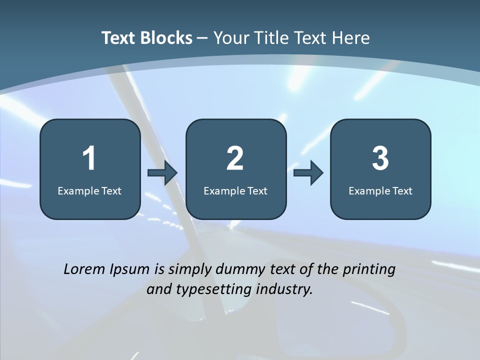 Perspective Blurred Dynamic PowerPoint Template