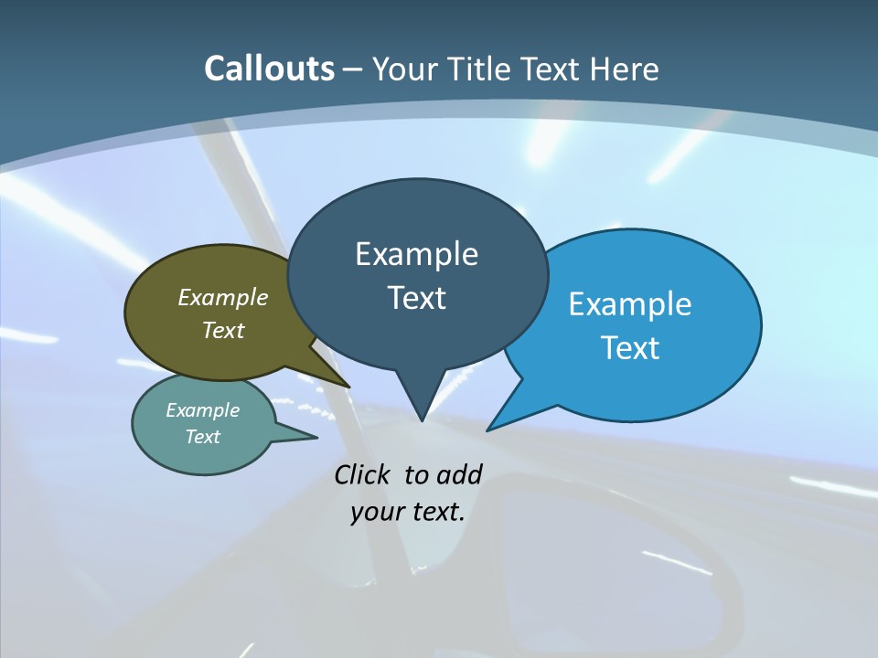 Perspective Blurred Dynamic PowerPoint Template