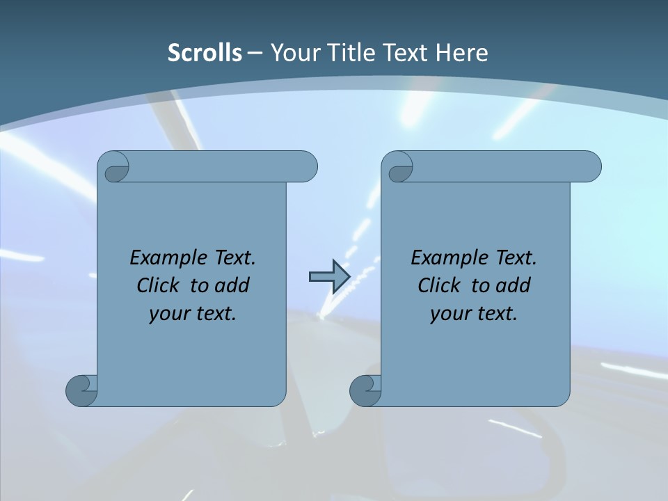 Perspective Blurred Dynamic PowerPoint Template