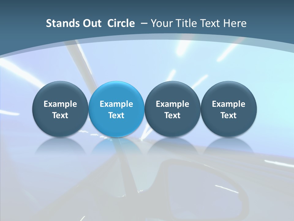 Perspective Blurred Dynamic PowerPoint Template