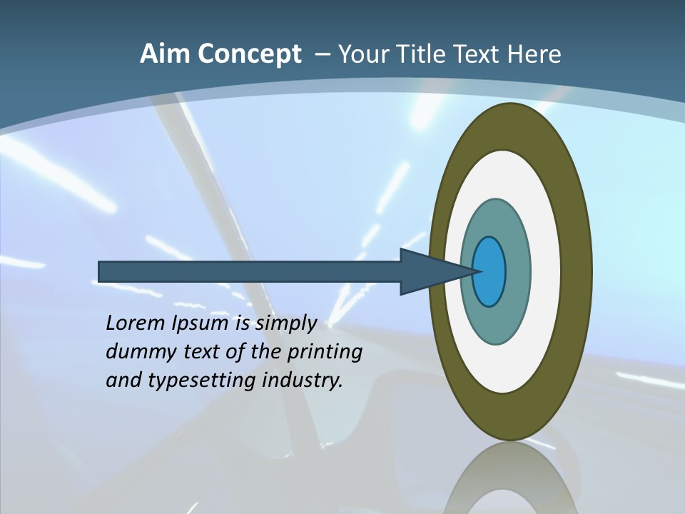 Perspective Blurred Dynamic PowerPoint Template