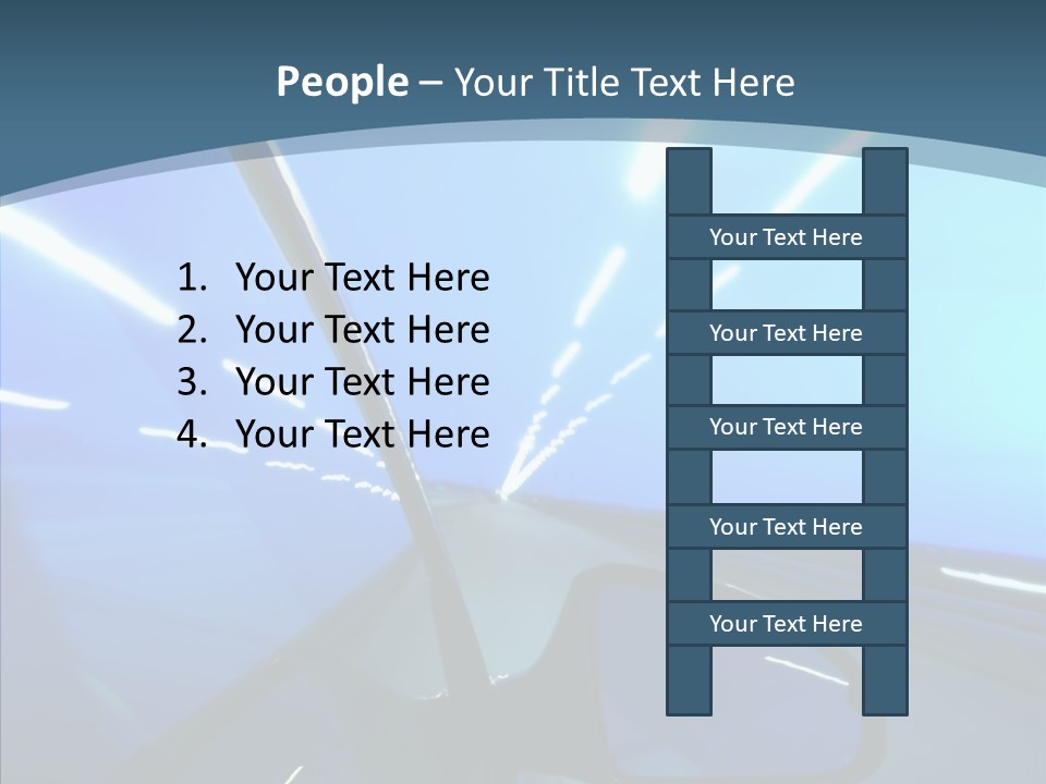 Perspective Blurred Dynamic PowerPoint Template