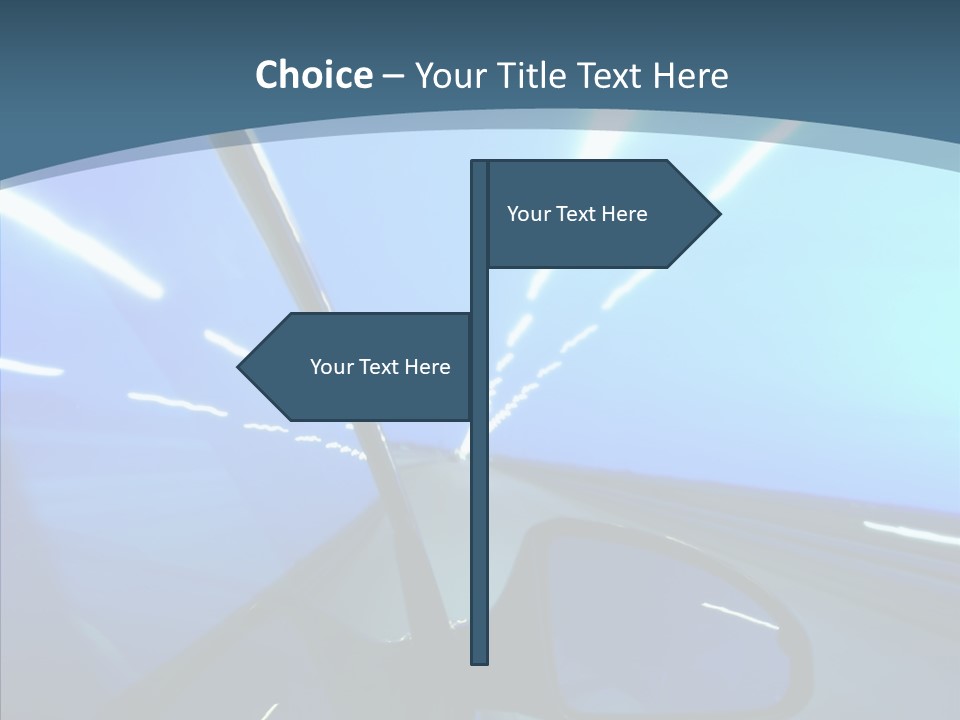 Perspective Blurred Dynamic PowerPoint Template