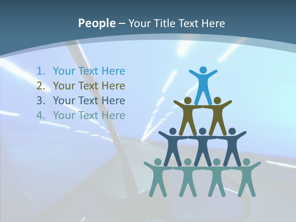 Perspective Blurred Dynamic PowerPoint Template