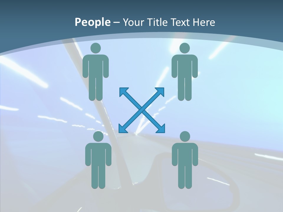 Perspective Blurred Dynamic PowerPoint Template
