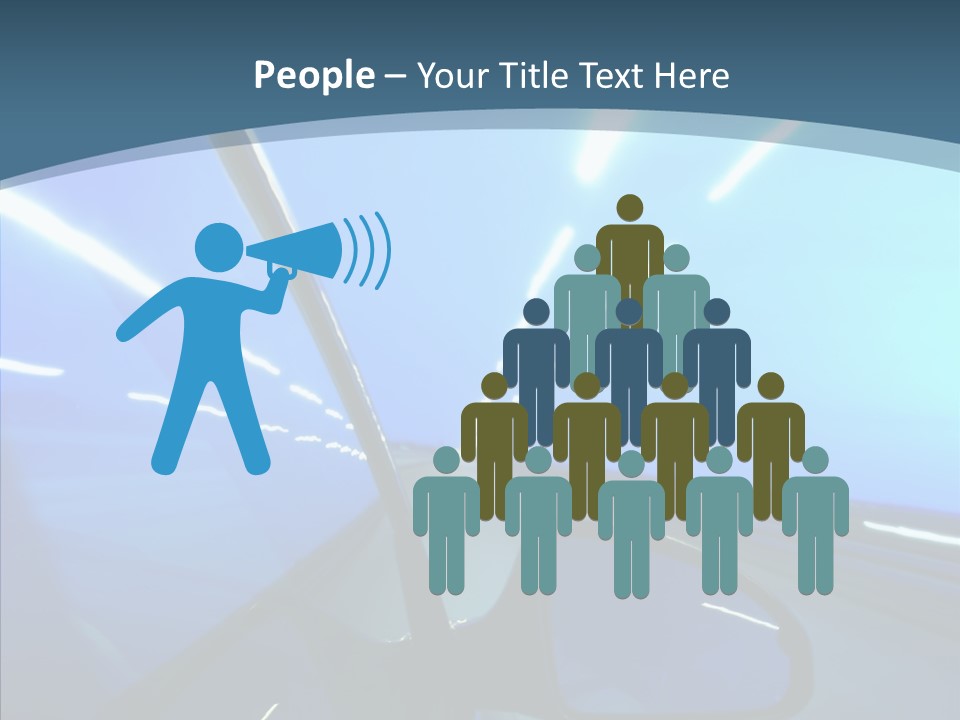 Perspective Blurred Dynamic PowerPoint Template