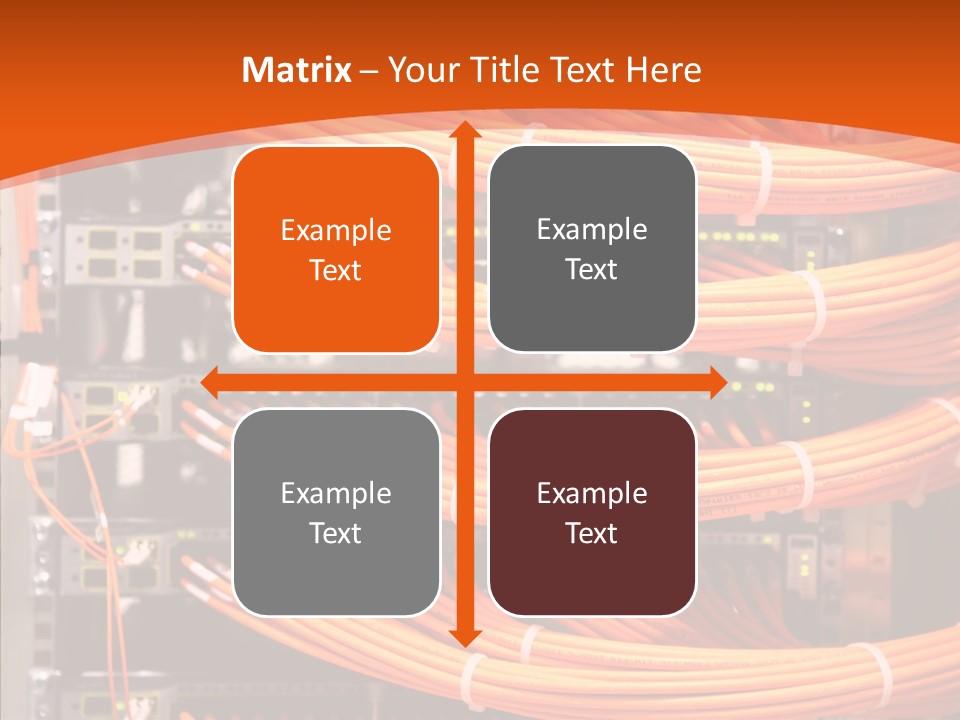 Switch Router Technology PowerPoint Template