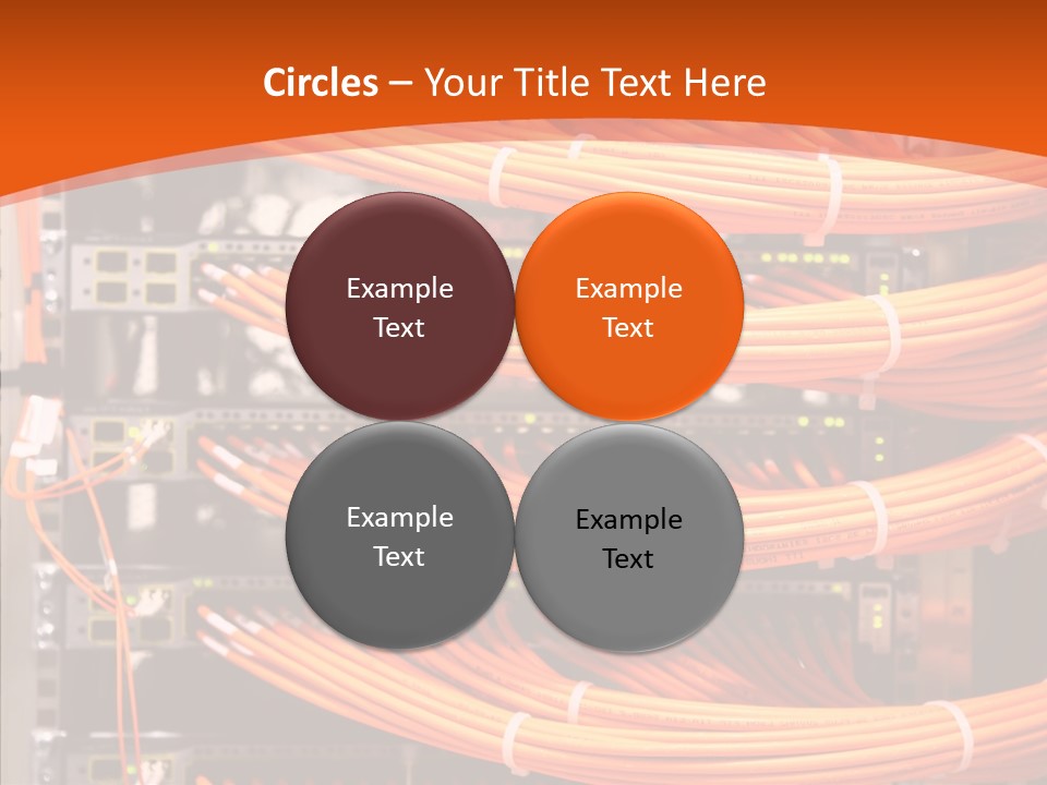 Switch Router Technology PowerPoint Template