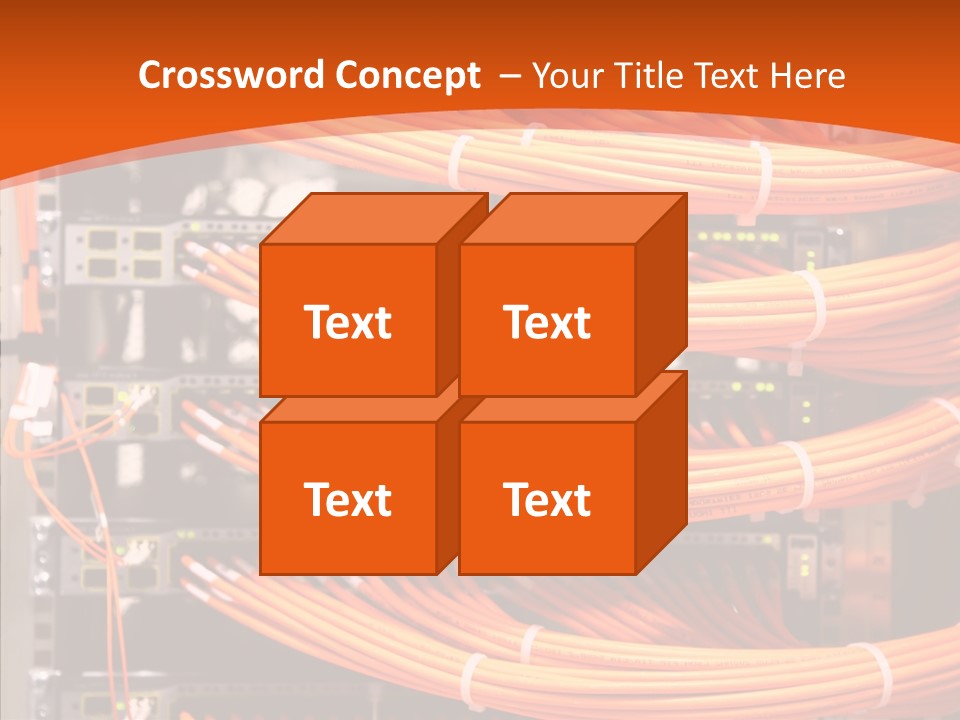 Switch Router Technology PowerPoint Template