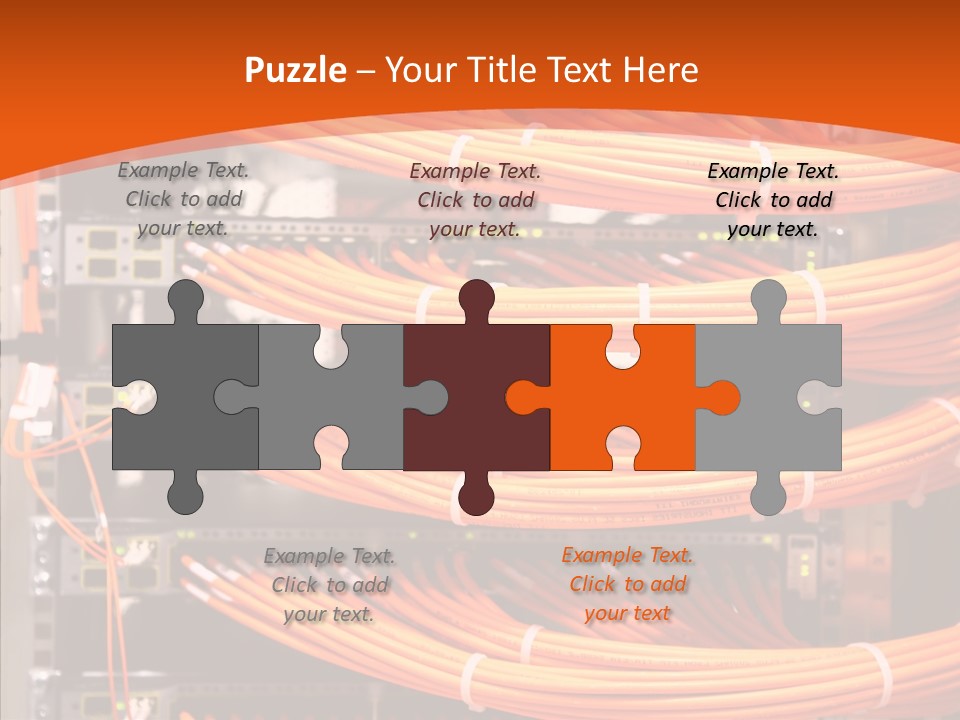 Switch Router Technology PowerPoint Template