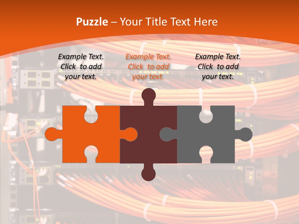 Switch Router Technology PowerPoint Template