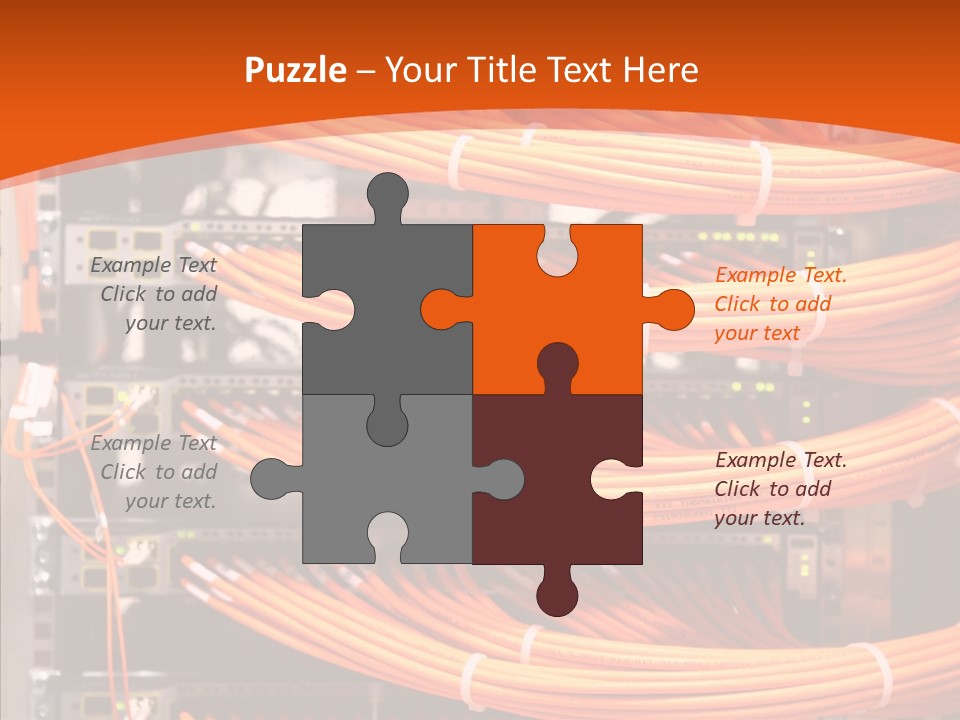 Switch Router Technology PowerPoint Template