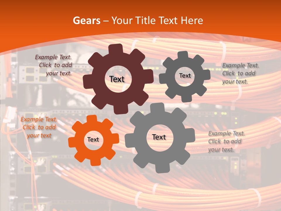 Switch Router Technology PowerPoint Template