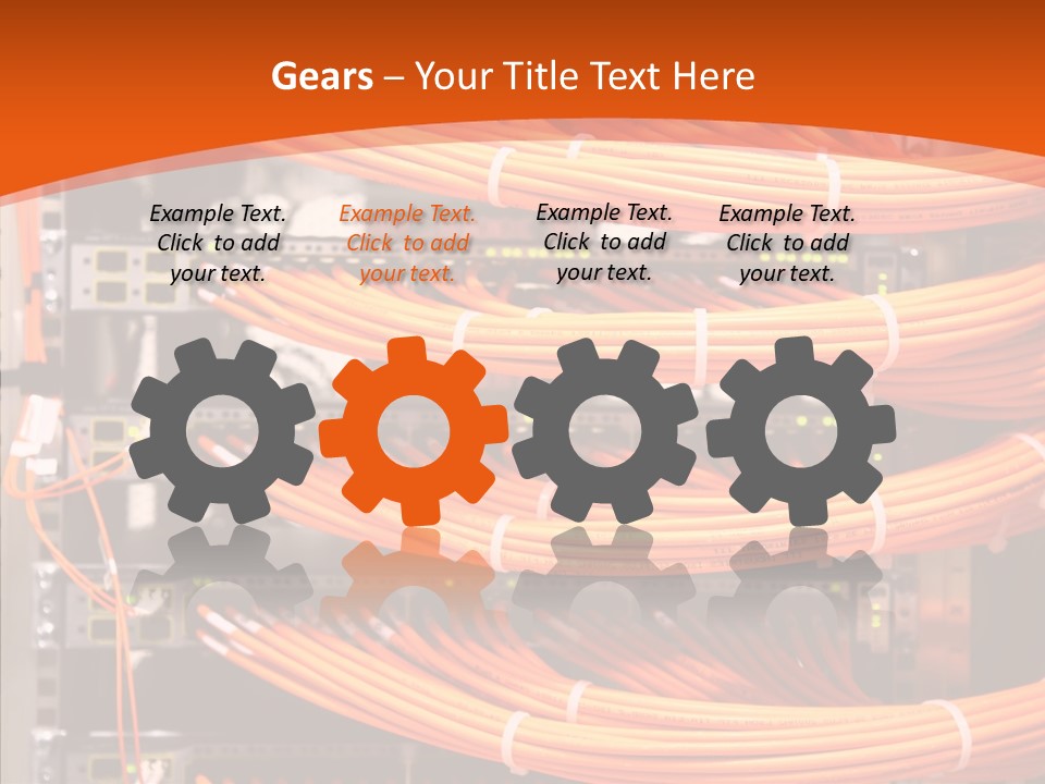 Switch Router Technology PowerPoint Template