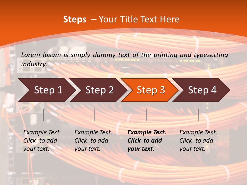 Switch Router Technology PowerPoint Template