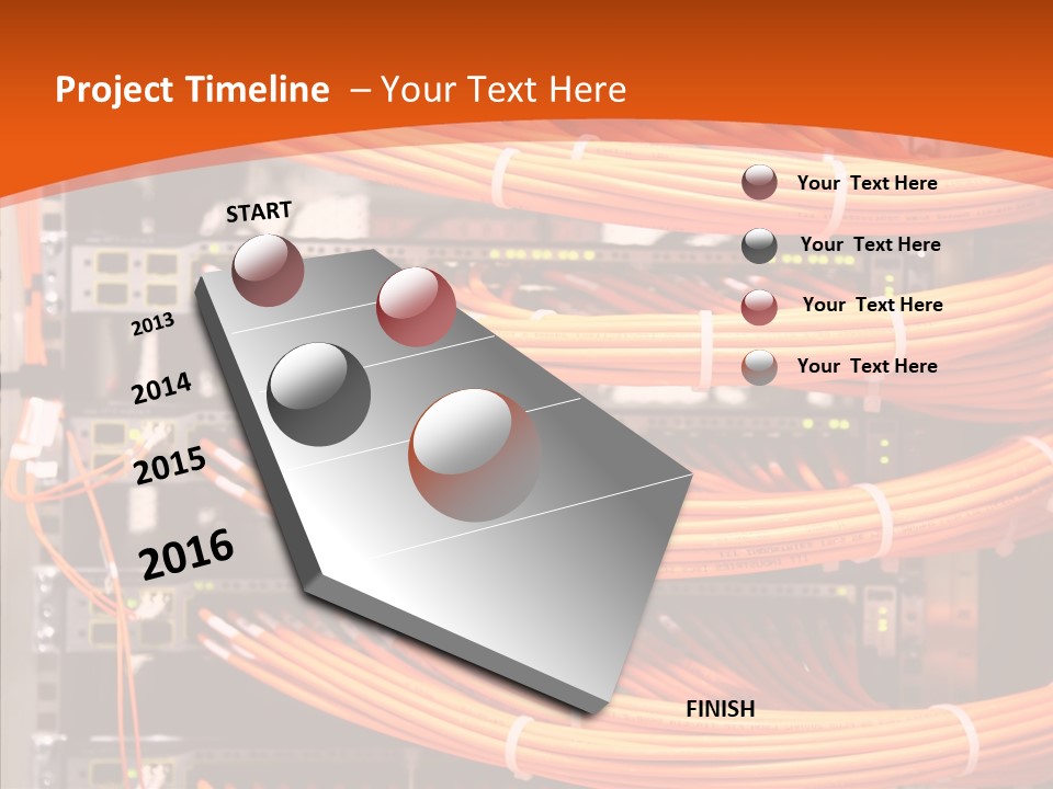 Switch Router Technology PowerPoint Template