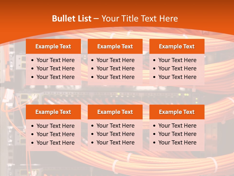 Switch Router Technology PowerPoint Template