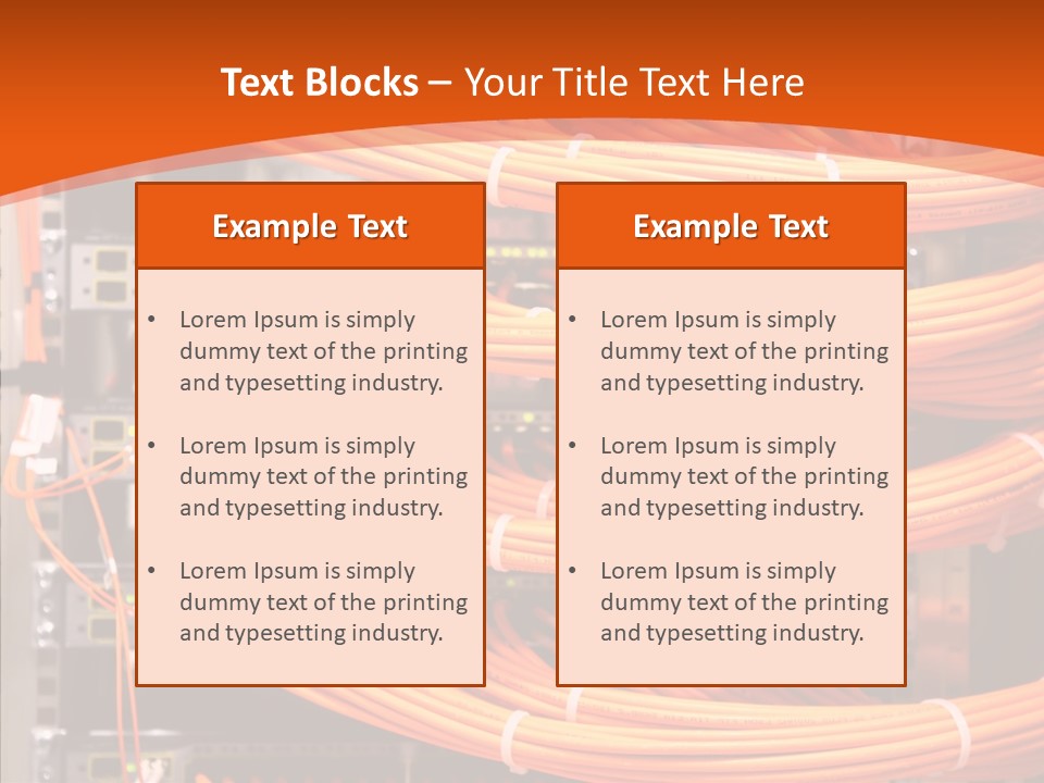 Switch Router Technology PowerPoint Template