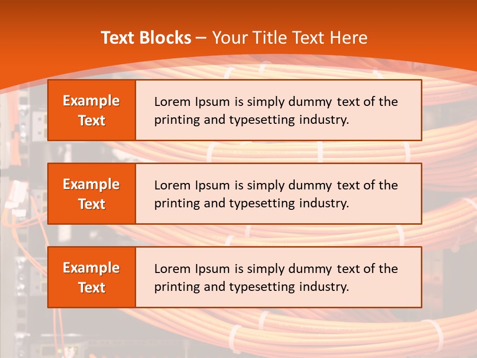 Switch Router Technology PowerPoint Template