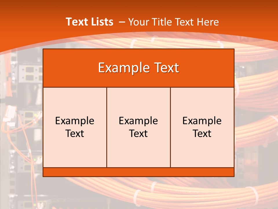 Switch Router Technology PowerPoint Template