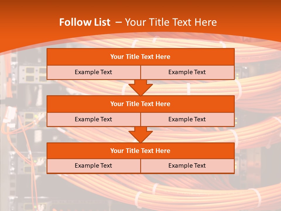 Switch Router Technology PowerPoint Template