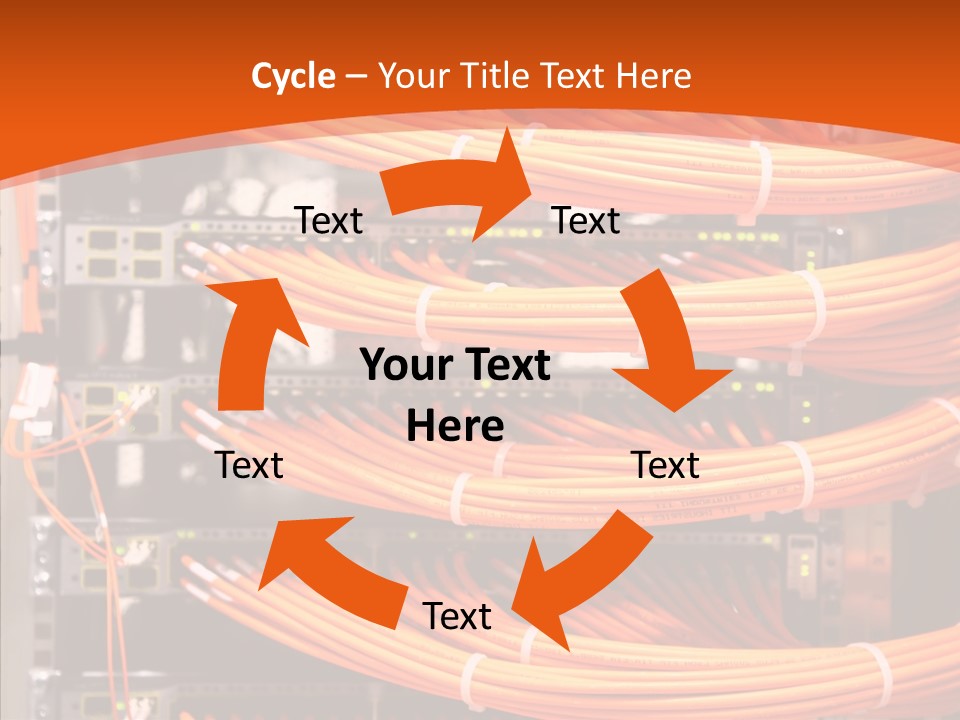 Switch Router Technology PowerPoint Template