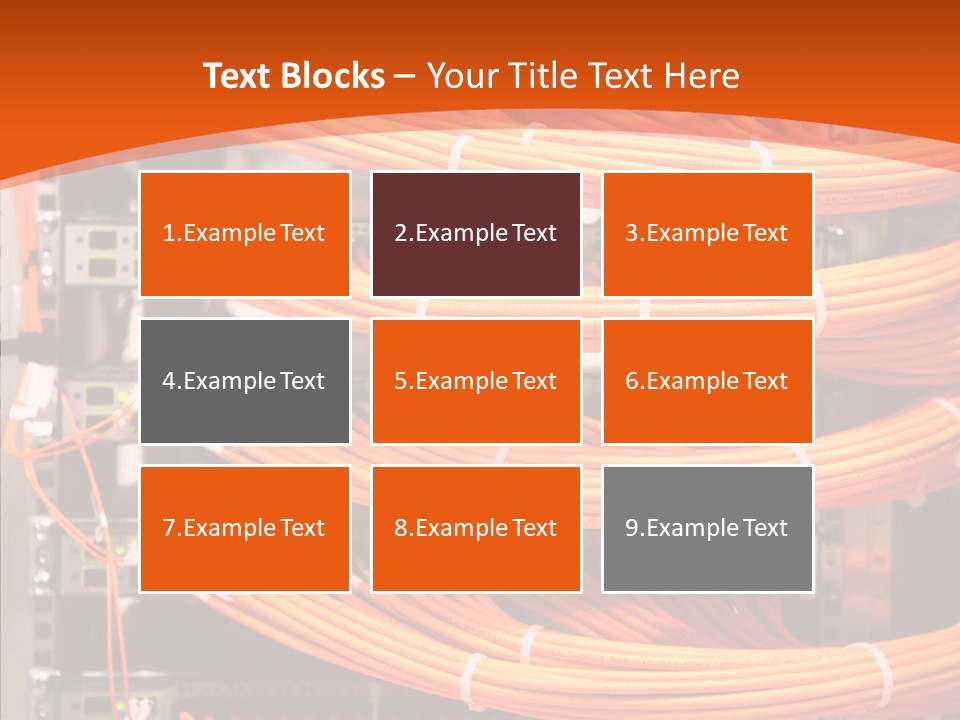 Switch Router Technology PowerPoint Template