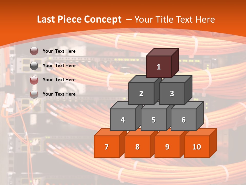 Switch Router Technology PowerPoint Template