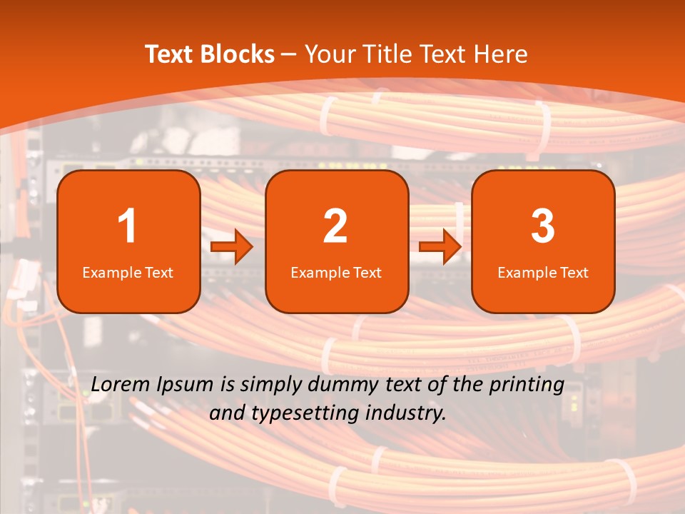 Switch Router Technology PowerPoint Template