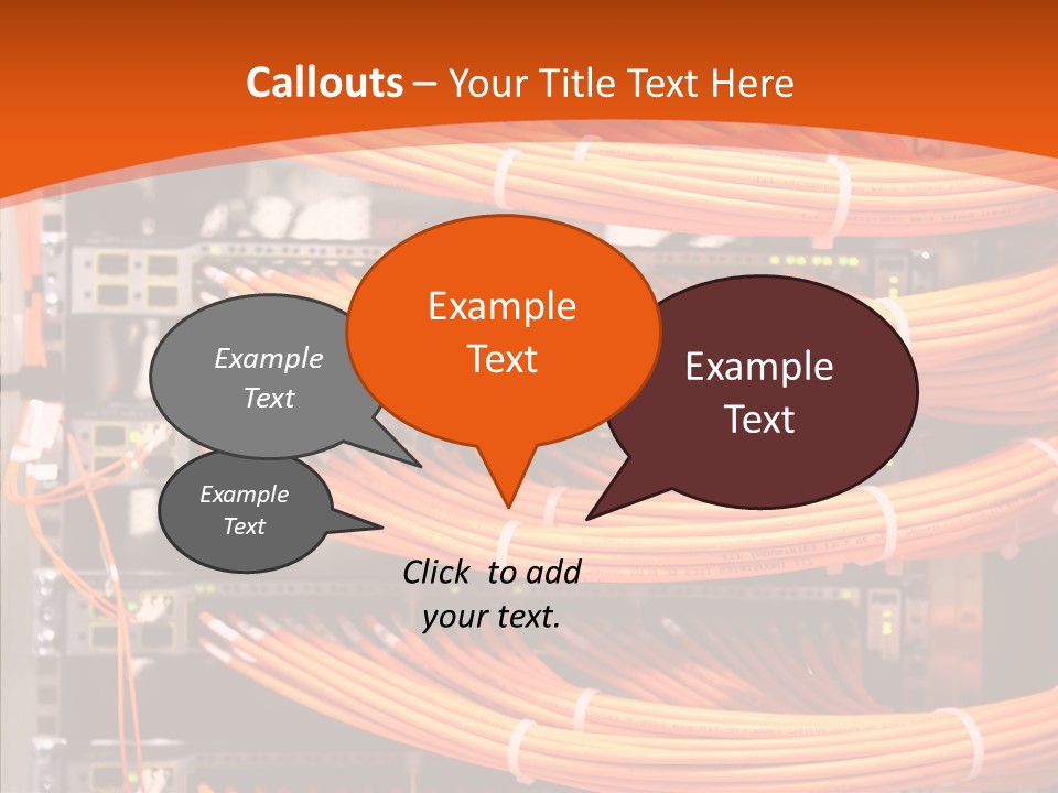 Switch Router Technology PowerPoint Template