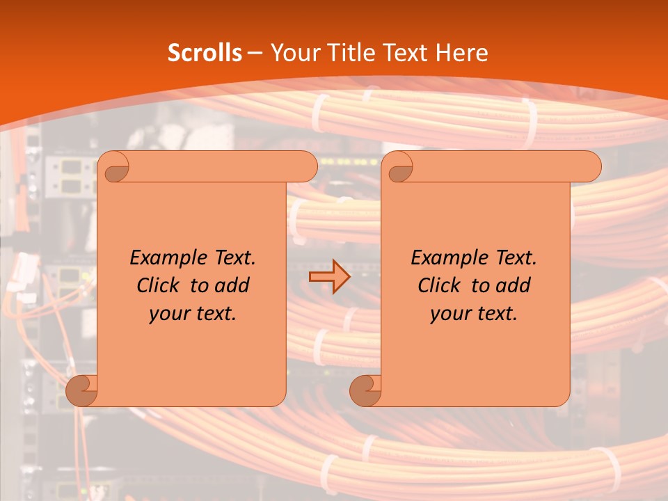 Switch Router Technology PowerPoint Template