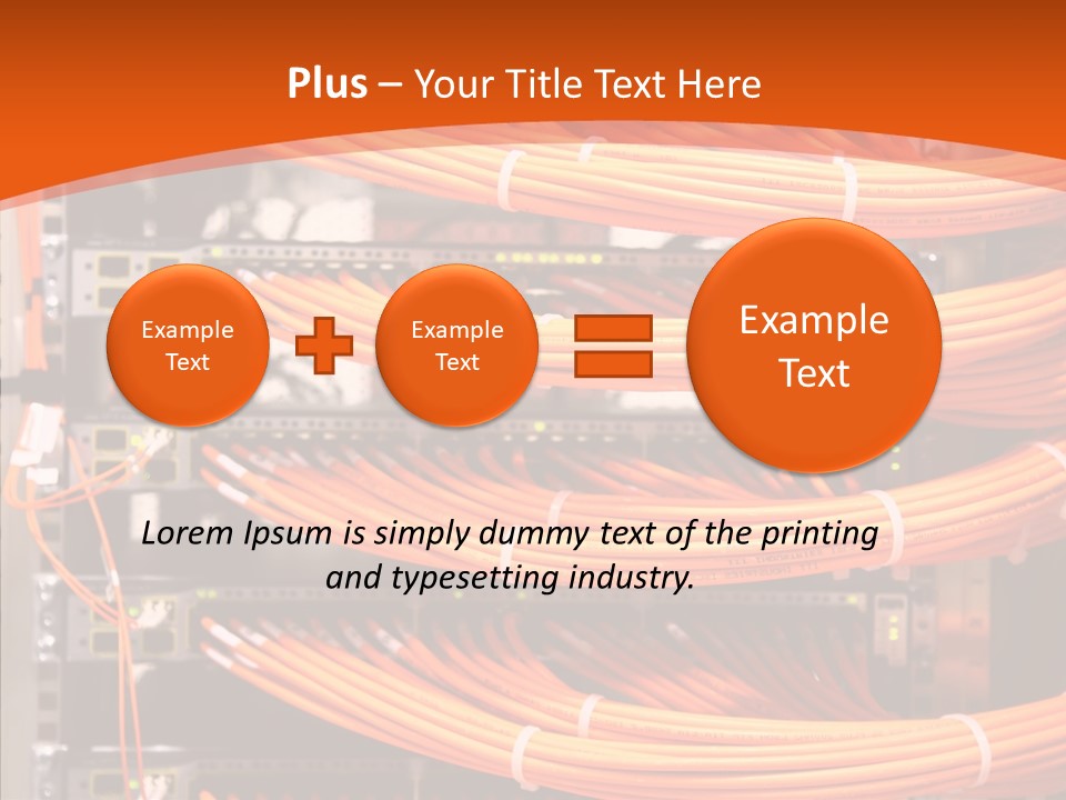 Switch Router Technology PowerPoint Template