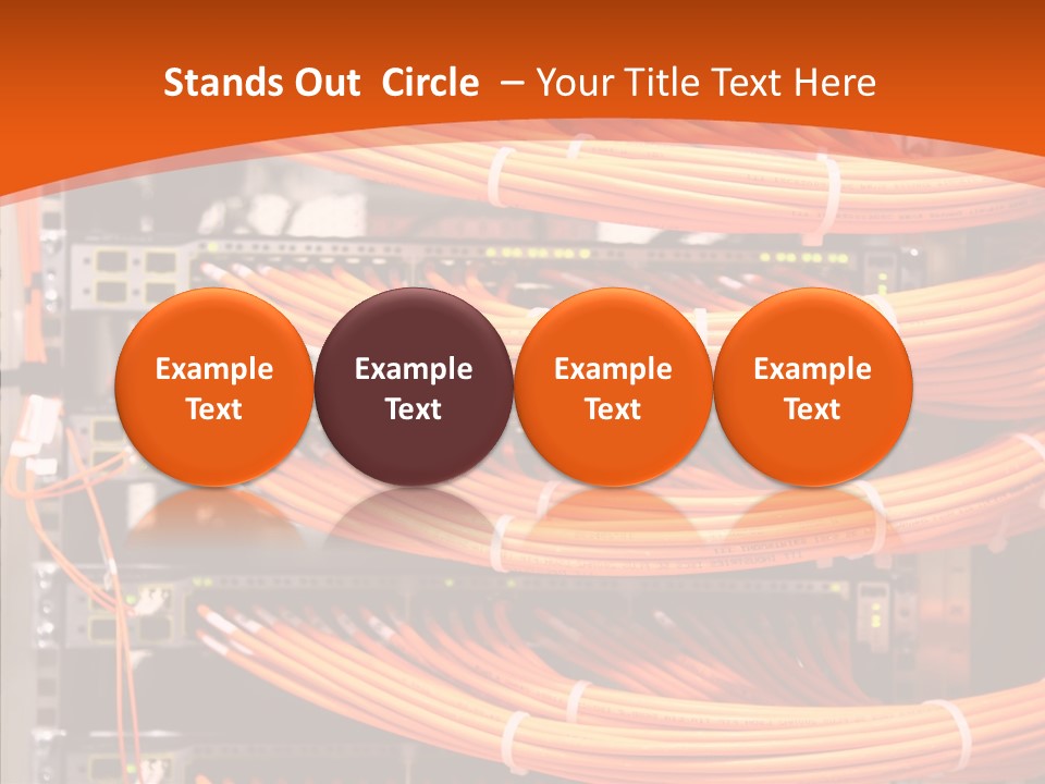 Switch Router Technology PowerPoint Template