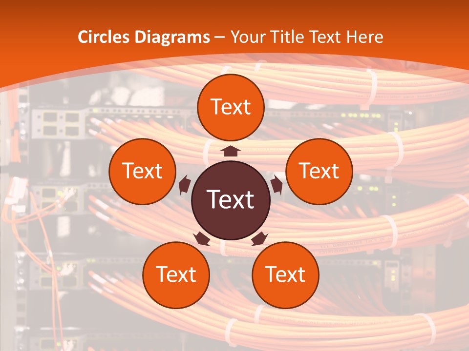 Switch Router Technology PowerPoint Template