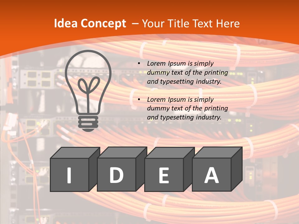 Switch Router Technology PowerPoint Template