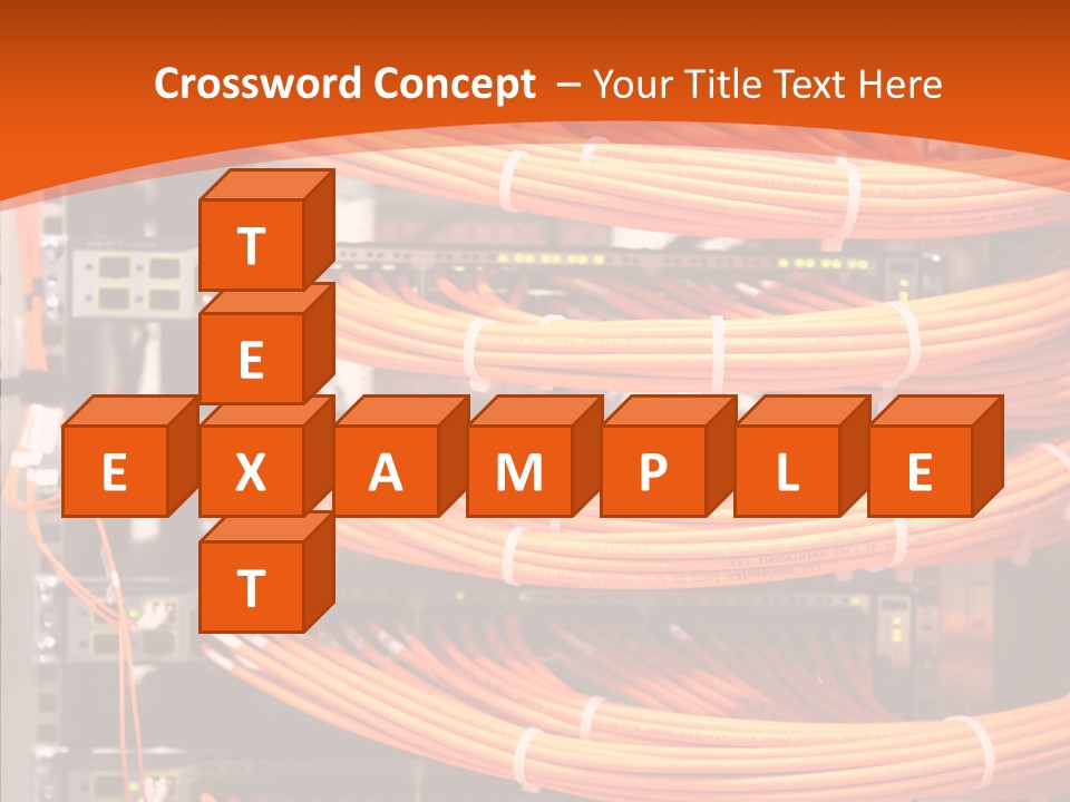 Switch Router Technology PowerPoint Template