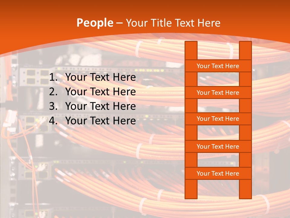 Switch Router Technology PowerPoint Template