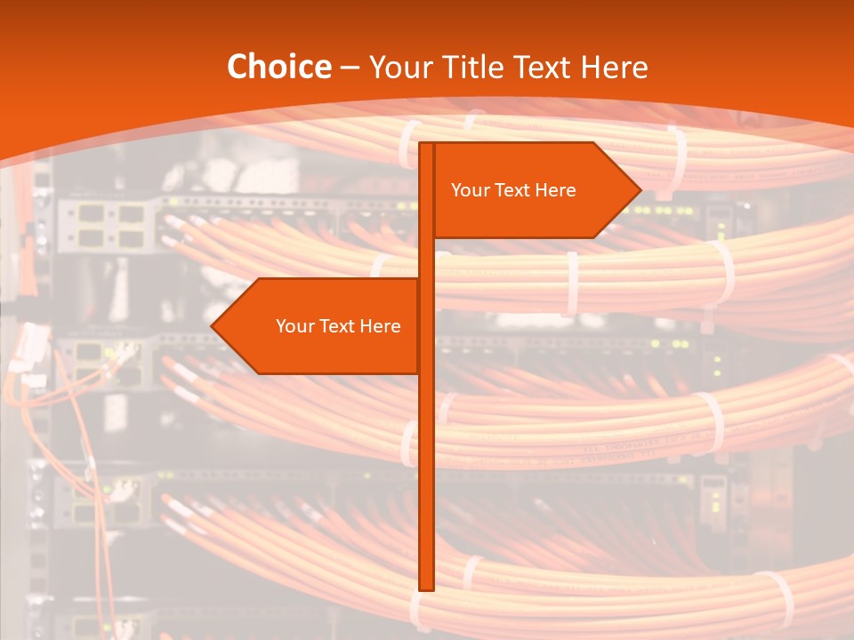 Switch Router Technology PowerPoint Template
