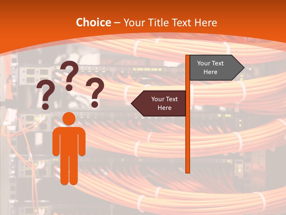 Switch Router Technology PowerPoint Template