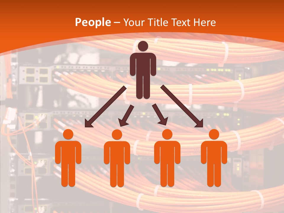 Switch Router Technology PowerPoint Template