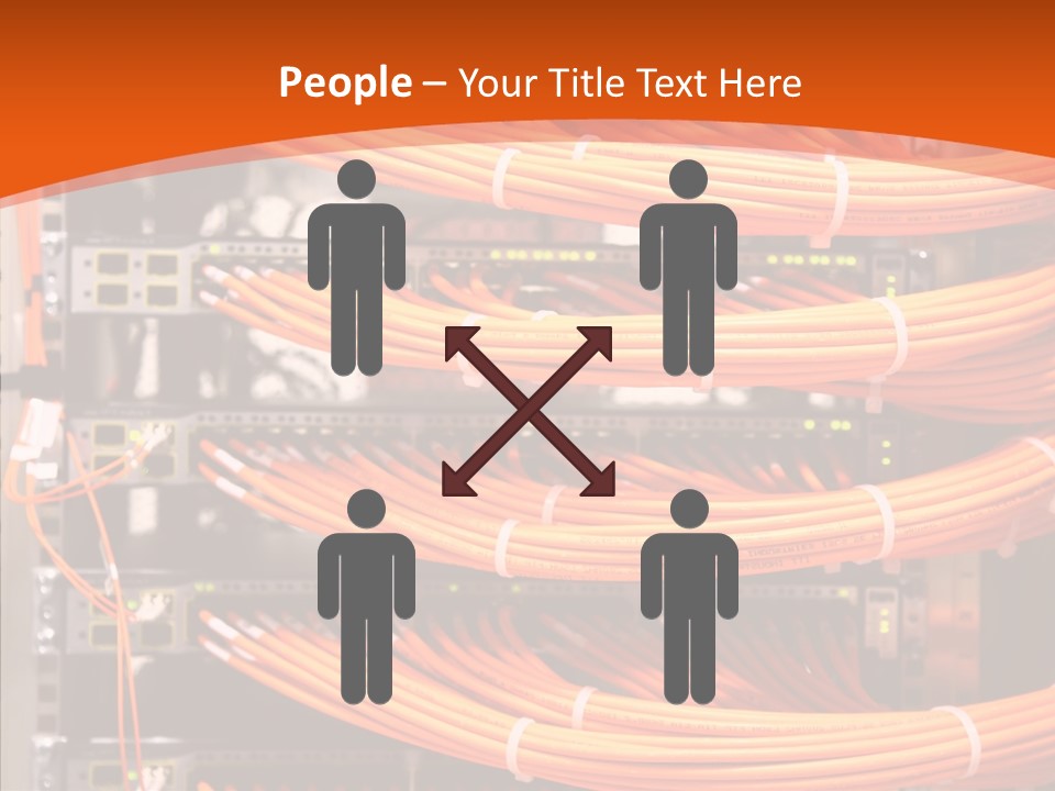 Switch Router Technology PowerPoint Template