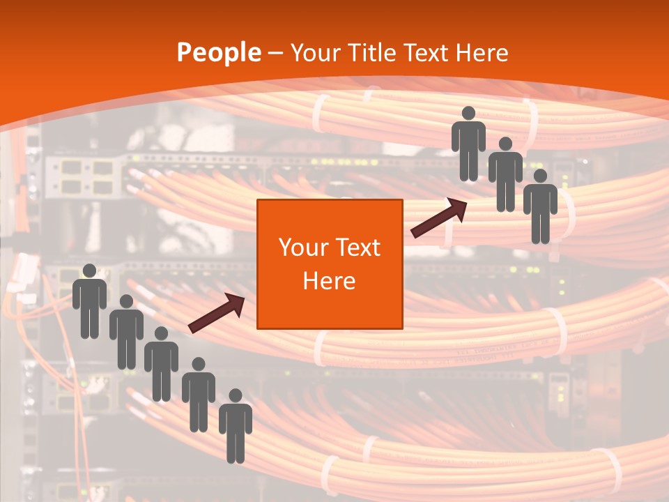 Switch Router Technology PowerPoint Template