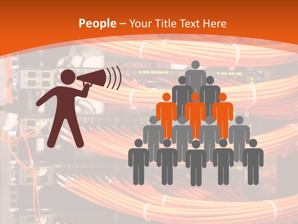 Switch Router Technology PowerPoint Template