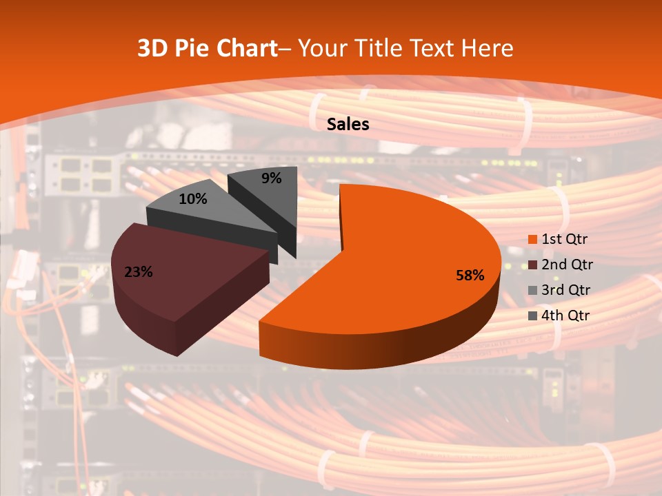 Switch Router Technology PowerPoint Template