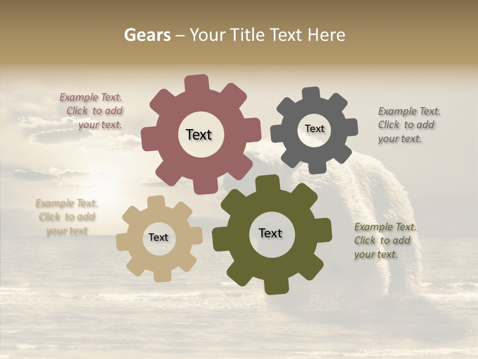 Company Toon People PowerPoint Template