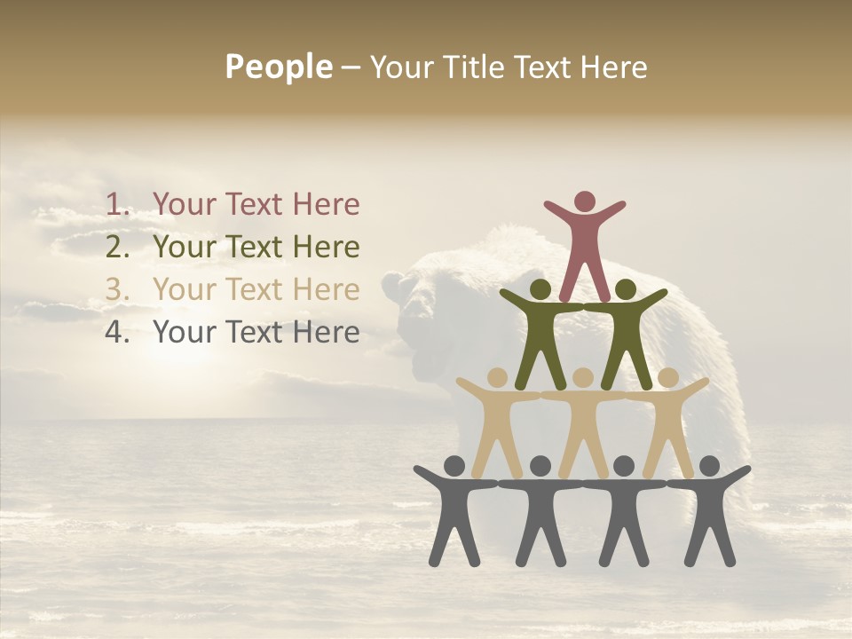 Company Toon People PowerPoint Template